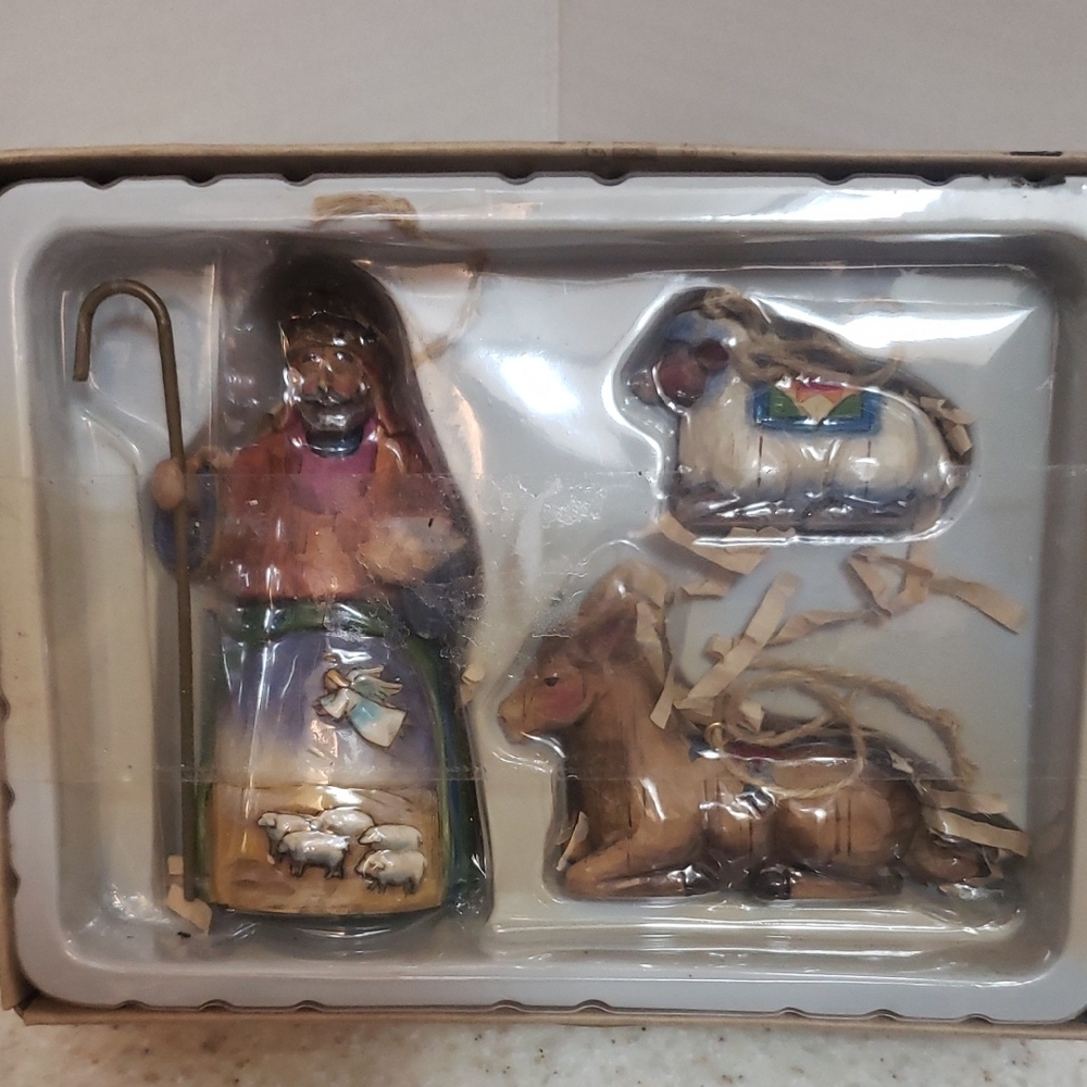 Jim Shore Shepherd and Animals Figurine Set